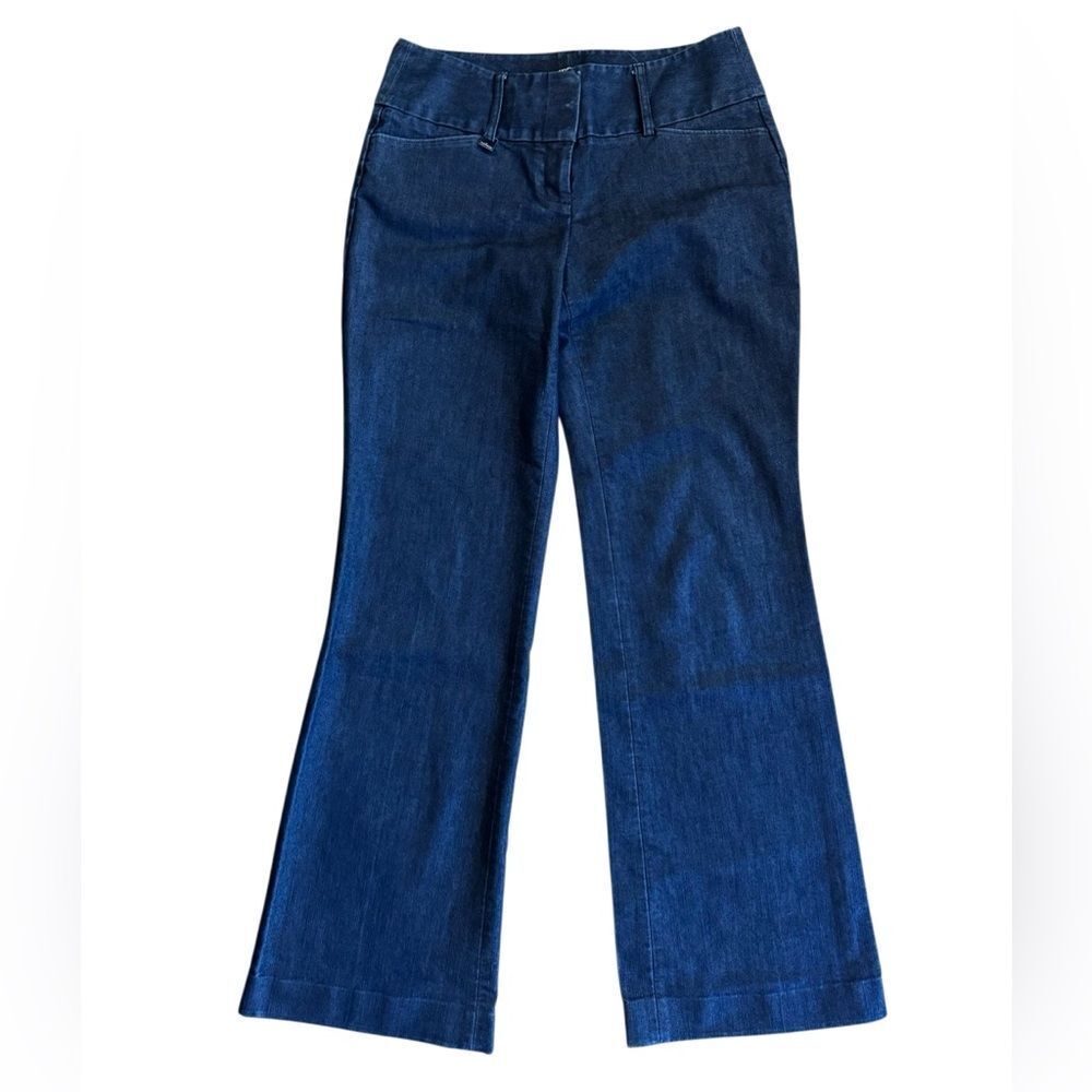 Express Women's Y2K Editor Cotton Denim Flare Low Rise Jeans Size 2